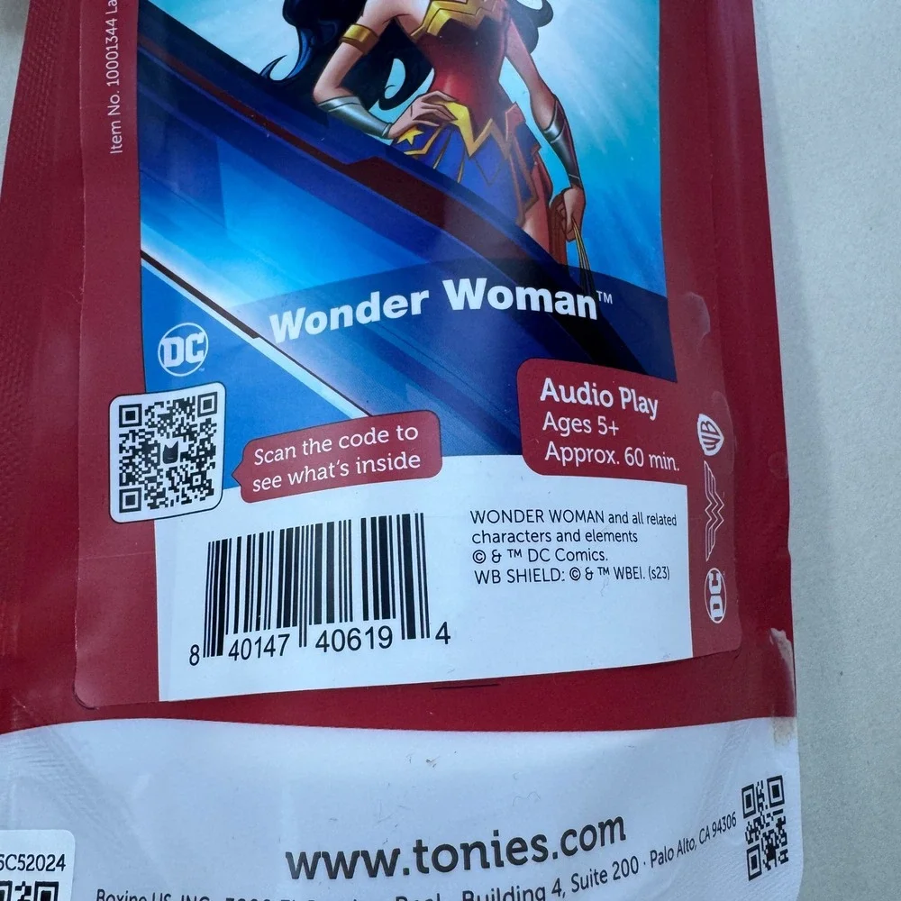 Tonies Wonder Woman DC Comics Audio‎ Play Character Figure for Toniebox New